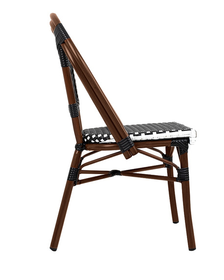 Krzesło ogrodowe CAFE PARIS brązowe rattan