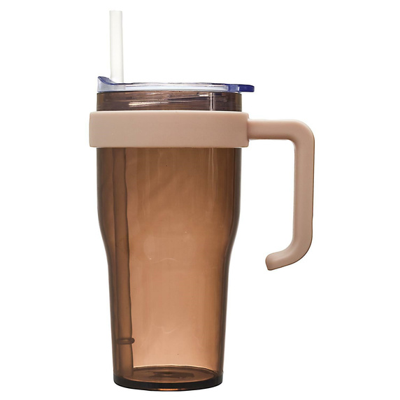 Kubek termiczny Mini Miami bursztynowy    transparentny