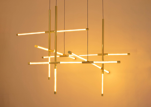 MOOSEE lampa wisząca MIKADO M złota