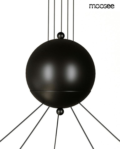 MOOSEE lampa wisząca OCTO 5 czarna