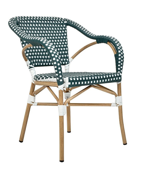 Krzesło CAFE MIRAMAR turkus / morski      rattan