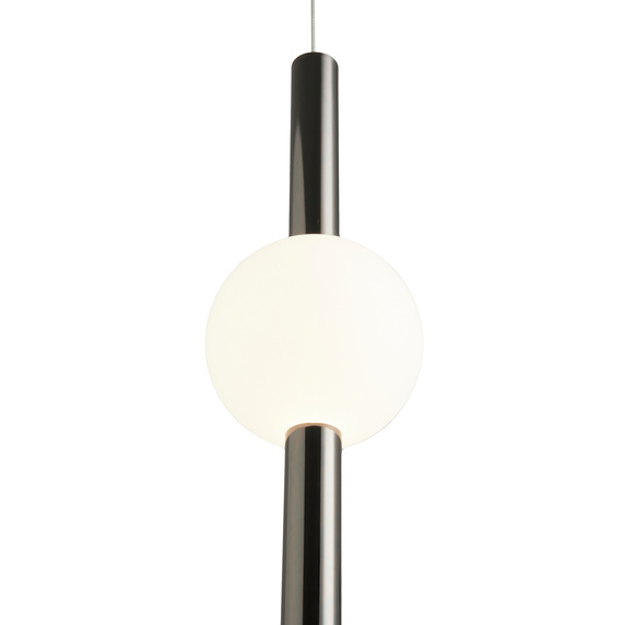 Lampa wisząca O-LINE LED 93 cm czarna