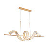 Lampa wisząca RITZ LED złota 150 cm