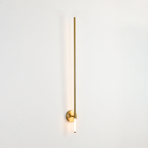 Lampa ścienna FRESCO LED złota 95 cm