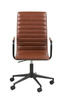 ACTONA fotel biurowy WINSLOW - brązowy, ekoskóra