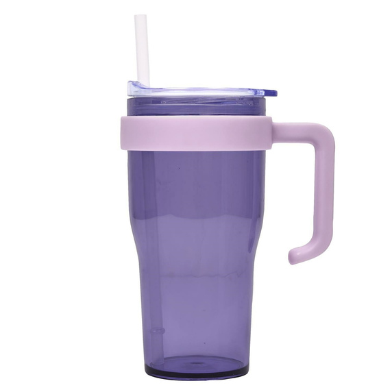 Kubek termiczny Mini Miami fioletowy      transparentny