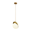 Lampa wisząca ORBITA biało-złota 25 cm - nowoczesny design