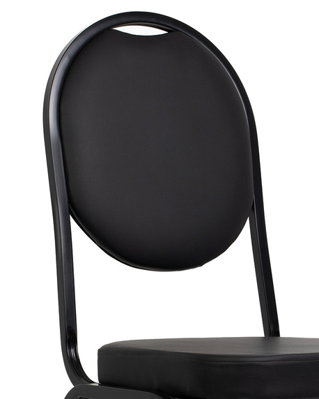 Krzesło bankietowe / konferencyjne HEBE   czarne