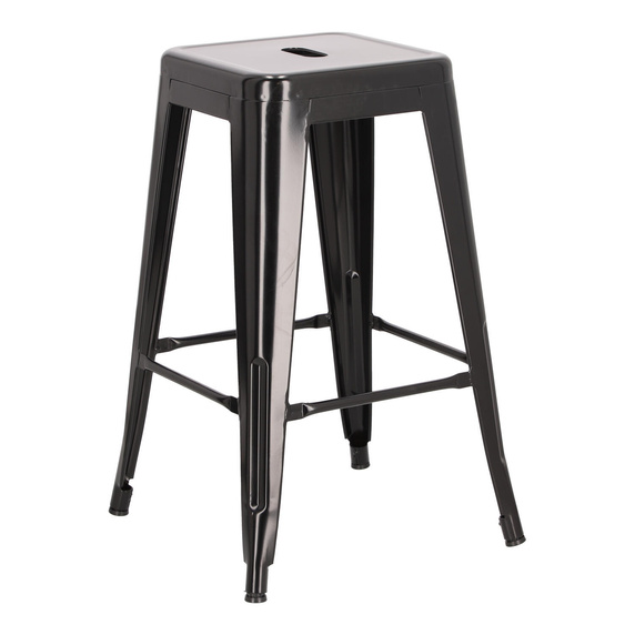 Hoker Paris 66cm czarny inspirowany Tolix