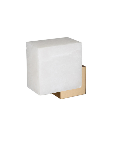 Lampa ścienna CUBO LED złota 18 cm