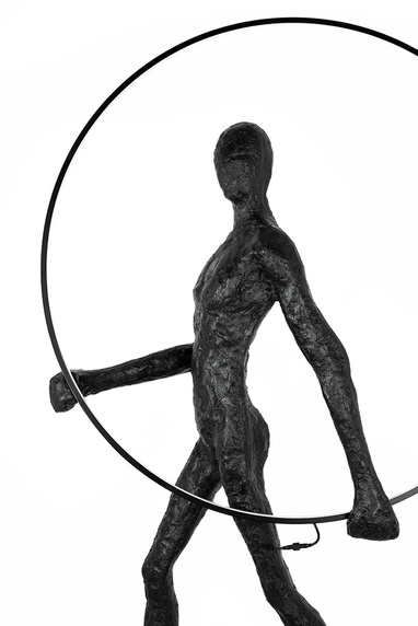 MOOSEE lampa podłogowa HUMAN ROUND        włókno szklane