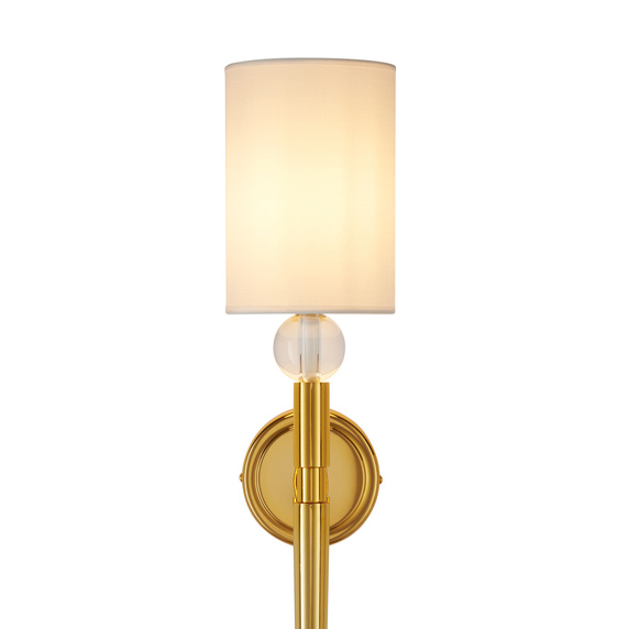 Lampa ścienna DAMA złota 92 cm