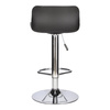 Stołek barowy Inge czarny/ chrom