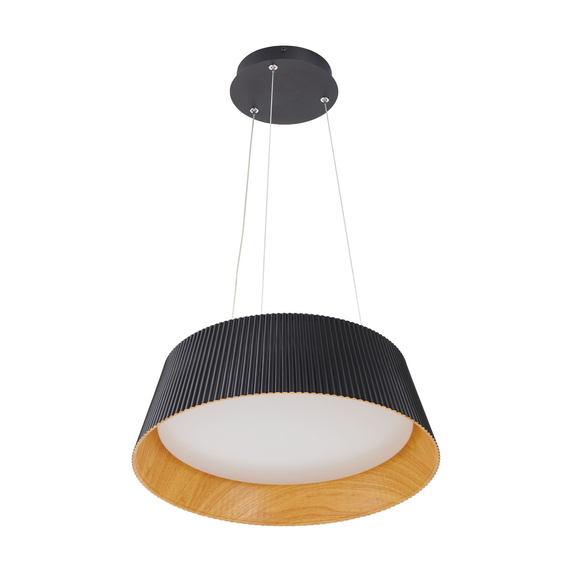 Lampa wisząca FRILL LED czarna 45 cm
