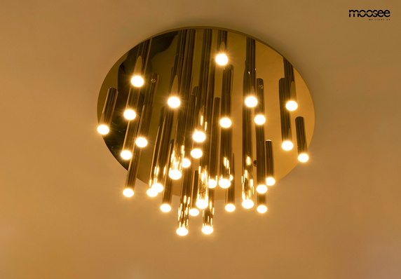 MOOSEE lampa sufitowa / plafon ORGANO 60 złota