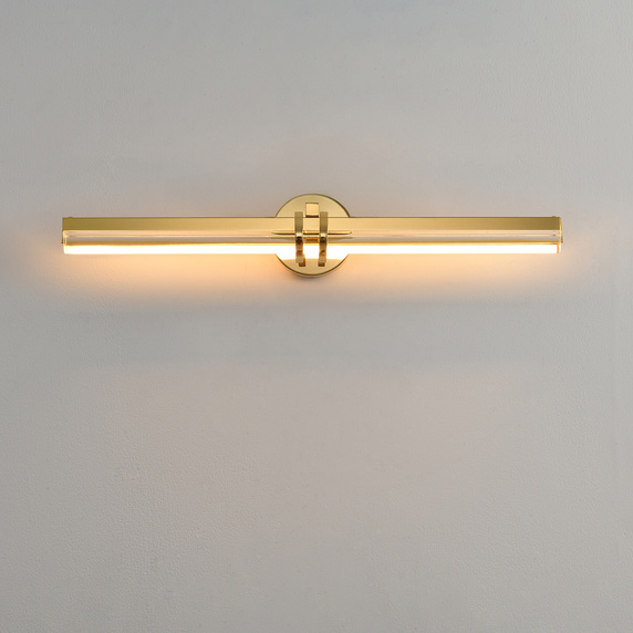 Lampa ścienna LOVELY LED złota 58 cm