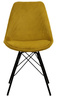 Krzesło Eris Sztruks Żółte