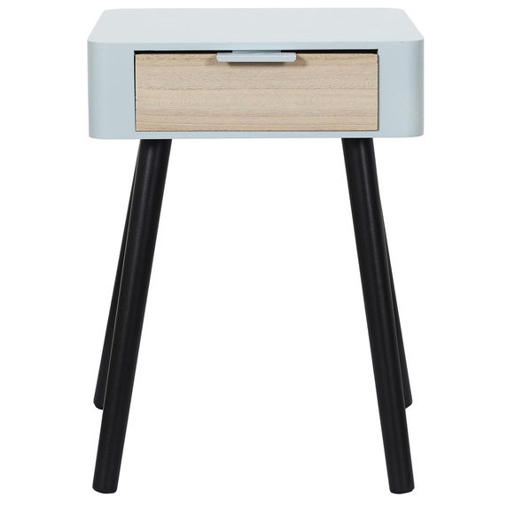 Szafka nocna Padano błękitna/czarna