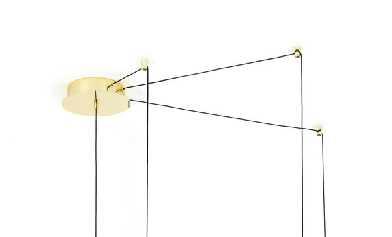 MOOSEE lampa wisząca MIKADO S złota