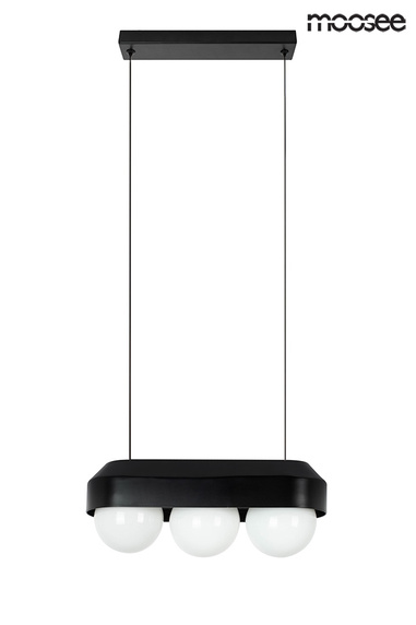 MOOSEE lampa wisząca DROPS 3 czarna