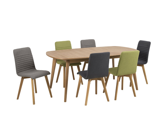 ACTONA krzesło tapicerowane AROSA -jasnoszary