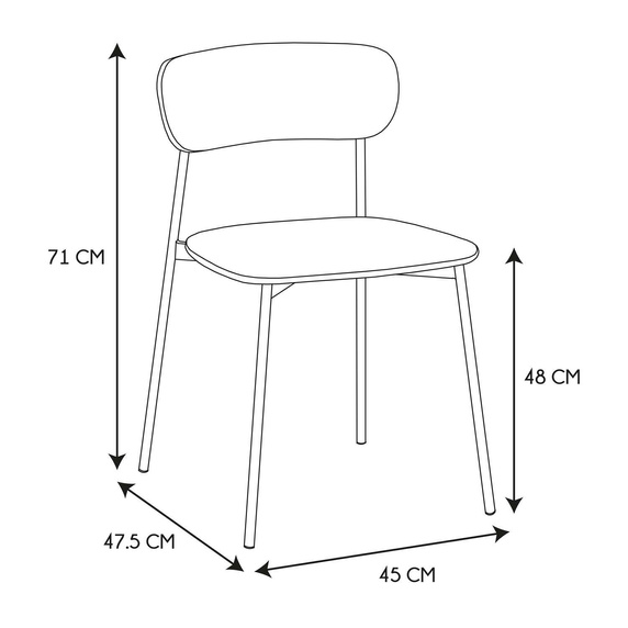 Krzesło Loki naturalne/beżowe
