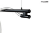 MOOSEE lampa wisząca SERPIENTE 120 czarna