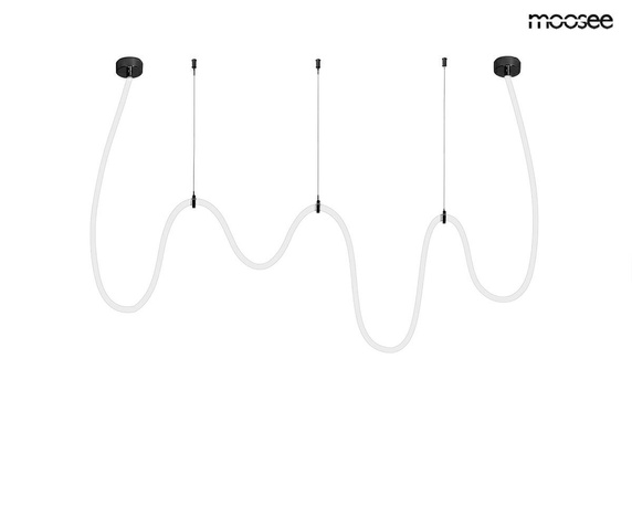 MOOSEE lampa wisząca LASSO 600 Smart czarna
