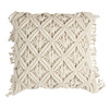 Poduszka Macrame 40x40 cm beżowa