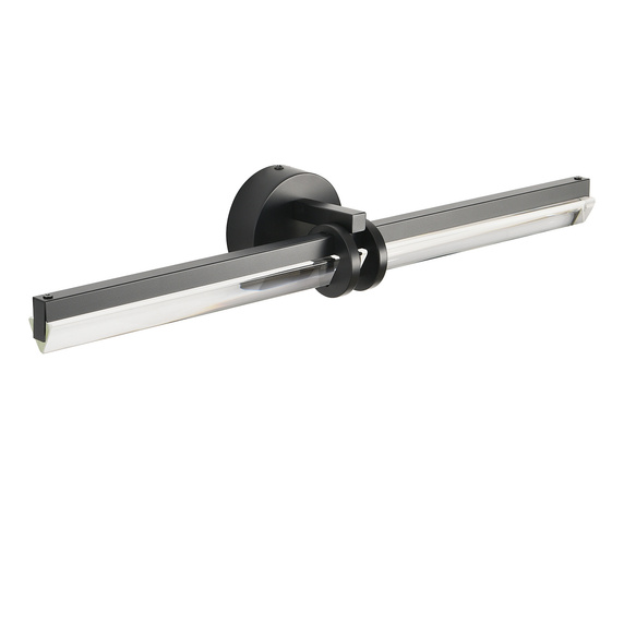 Lampa ścienna LOVELY LED czarna 58 cm