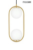 MOOSEE lampa wisząca AURELIA TWIN złota