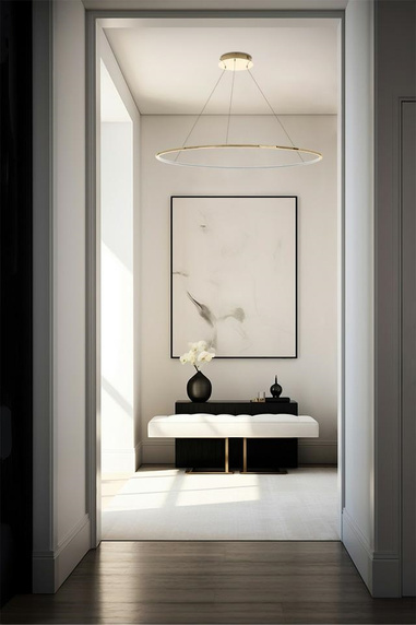 MOOSEE lampa wisząca RING SLIM 120 złota