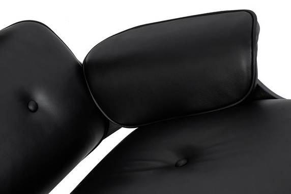 Fotel LOUNGE HM czarny / czarny jesion