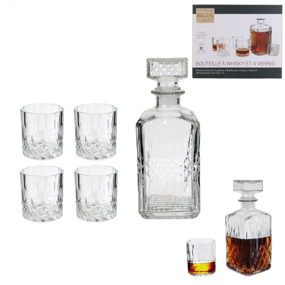 Zestaw do whisky Verre karafka i 4 szkla nki