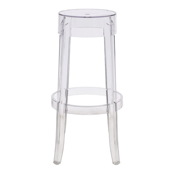 Stołek Duch transparentny 75cm