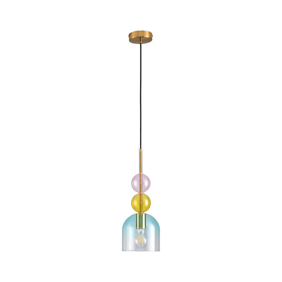 Lampa wisząca PASTELLO BLUE kolorowa 15 cm