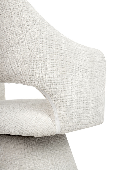 MaMaison krzesło obrotowe VERONA białe