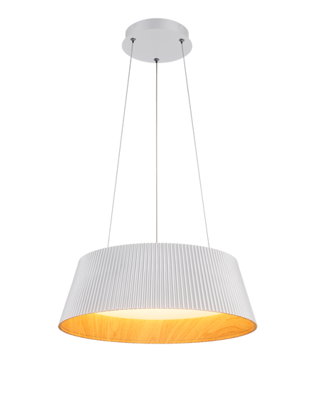 Lampa wisząca FRILL LED biała 45 cm