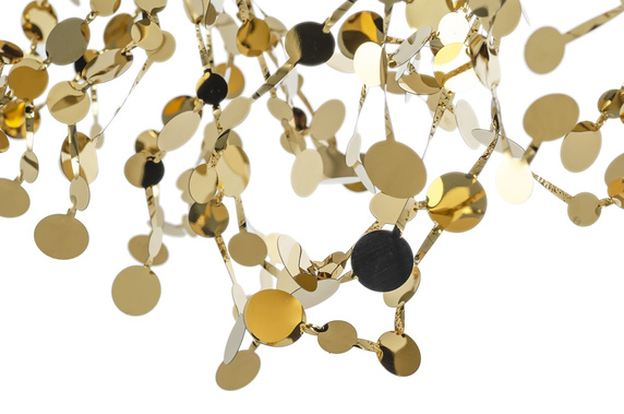 MOOSEE Lampa wisząca MONETE złota