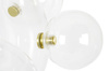 Lampa wisząca CAPRI LINE 3 złota - 180 LED, aluminium, szkło