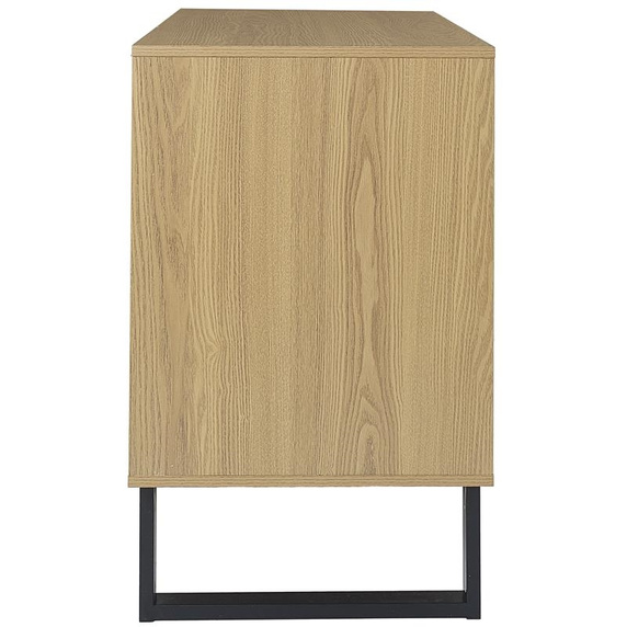 Komoda Calypso z 3 szufladami dąb/czarna