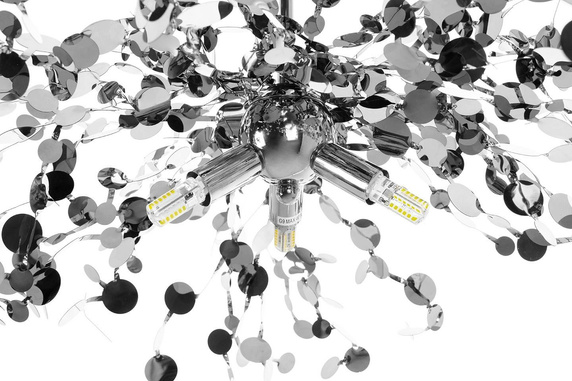 MOOSEE lampa wisząca MONETE SINGLE chrom