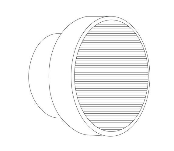 Lampa ścienna CARMELLO LED transparentna czarna 13,5 cm