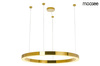 MOOSEE lampa wisząca RING LUXURY 110 złota - LED, chromowane złoto