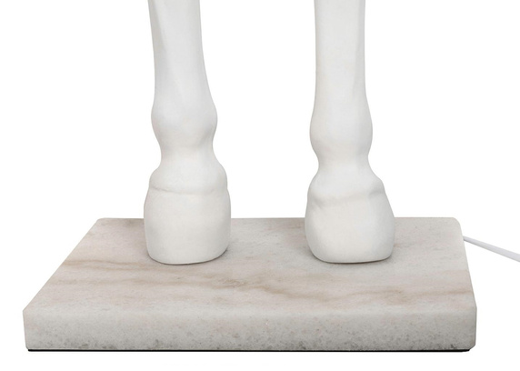 MOOSEE lampa podłogowa KOŃ HORSE STAND    M biała - włókno szklane
