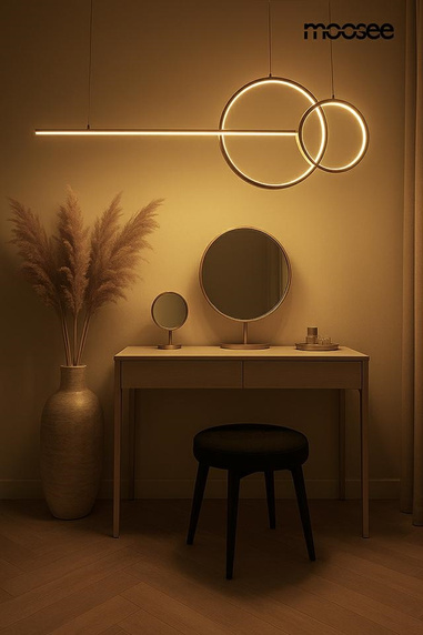 MOOSEE lampa wisząca RAGE złota