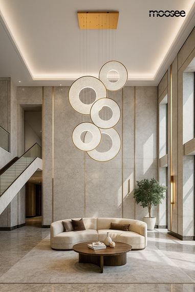 MOOSEE lampa wisząca STARDUST złota