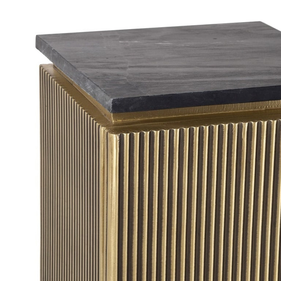 RICHMOND kolumna / stolik IRONVILLE - marmur, metal, MDF, sklejka brzozowa