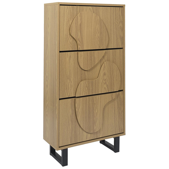 Szafka na buty Calypso dąb/czarna