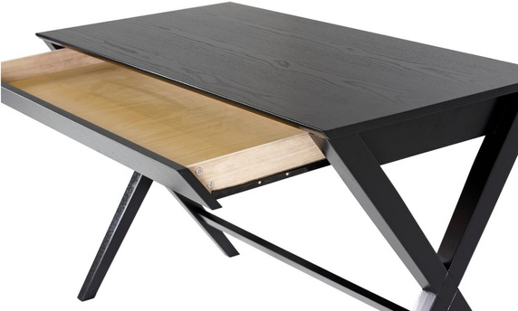 ACTONA biurko WRITEX 120x60 - czarne